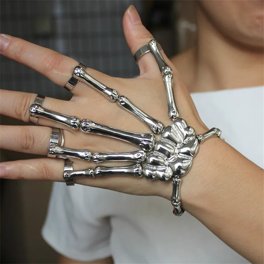 Skeleton Five Finger Bracelet-Adjustable