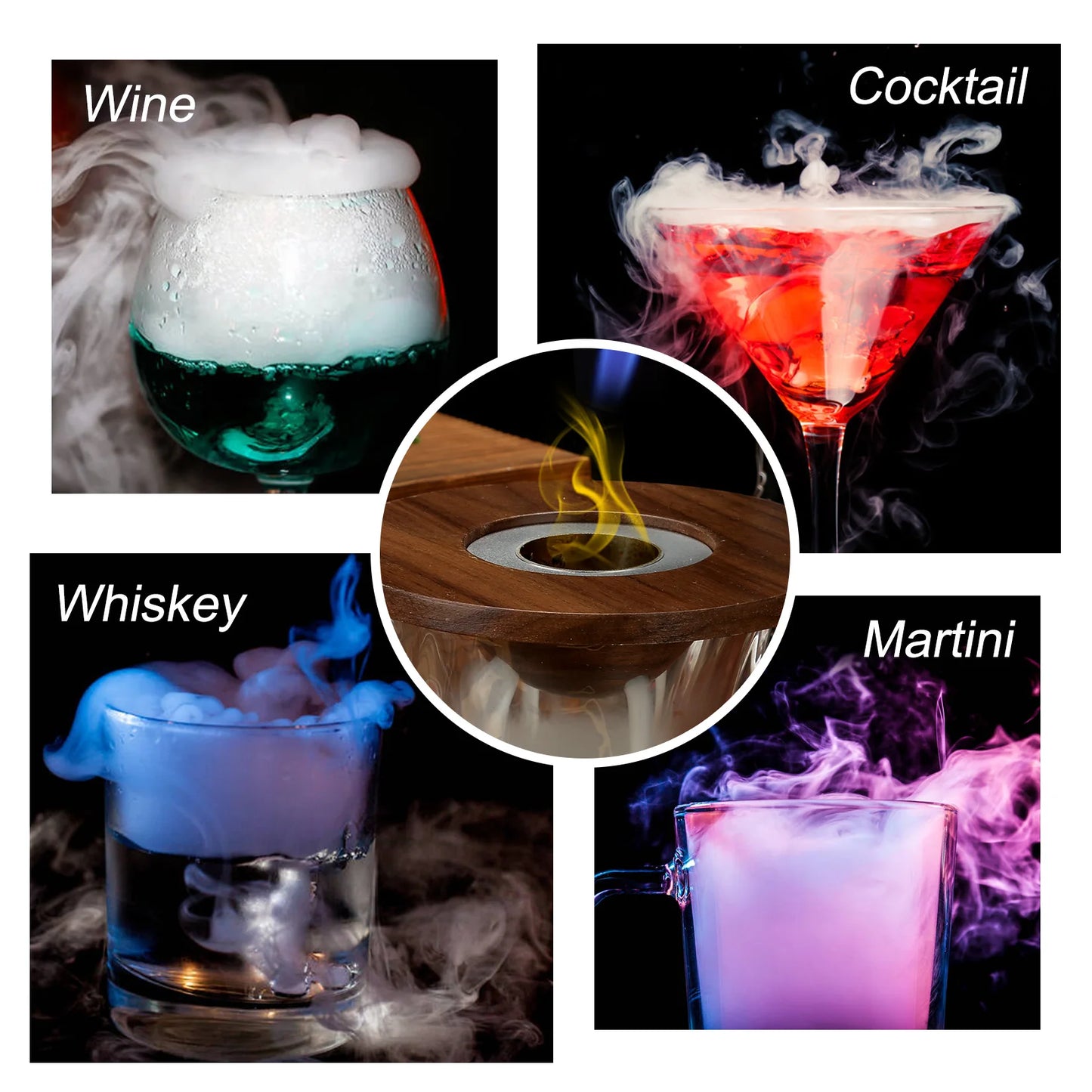 Cocktails Smoker Set