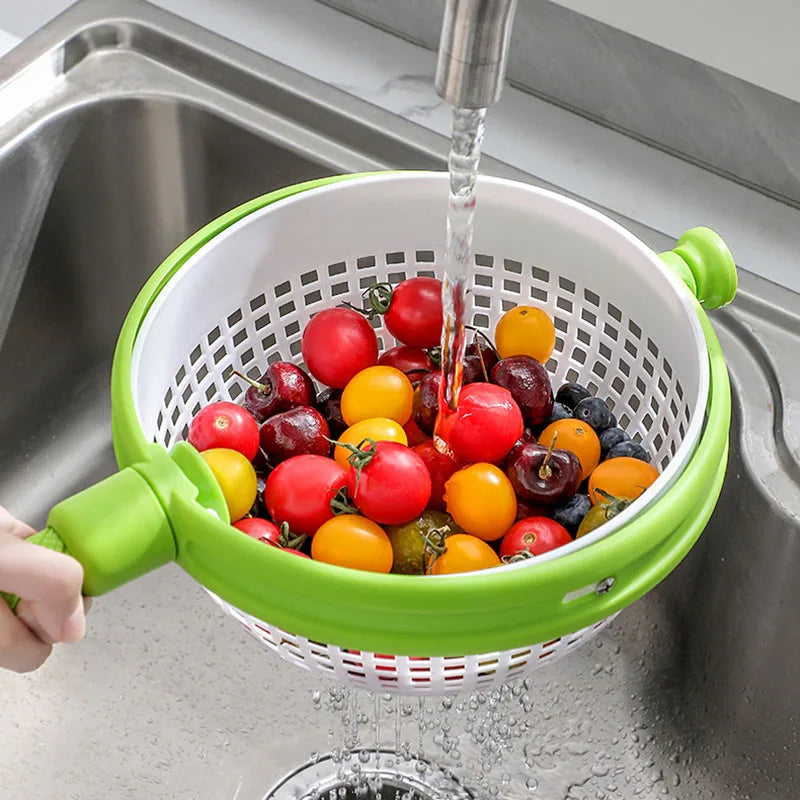 Swift spin colander