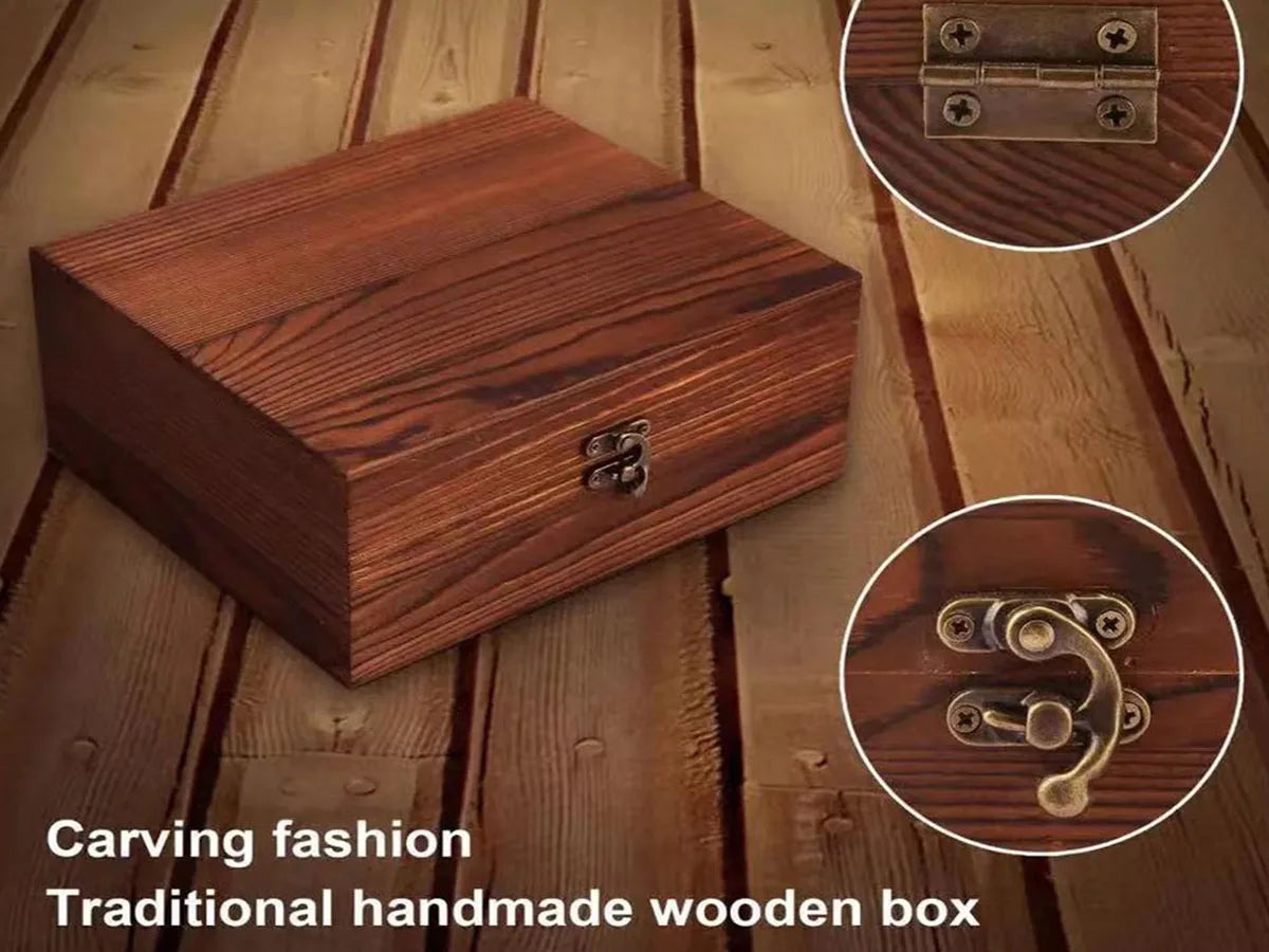 Heritage Oak Whiskey Glass Gift Set