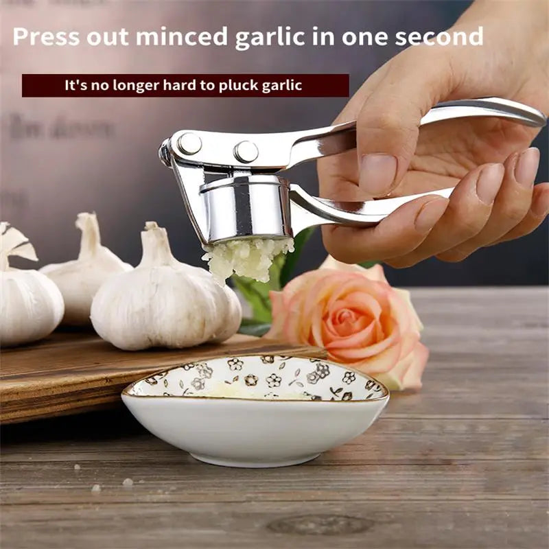 Stainless Garlic Crusher