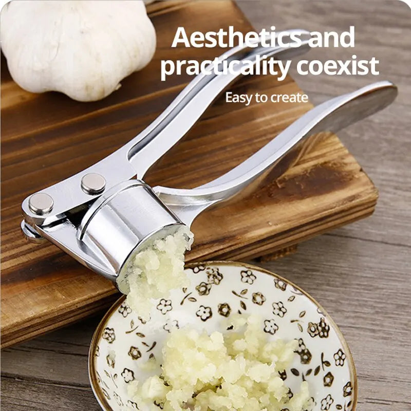 Stainless Garlic Crusher