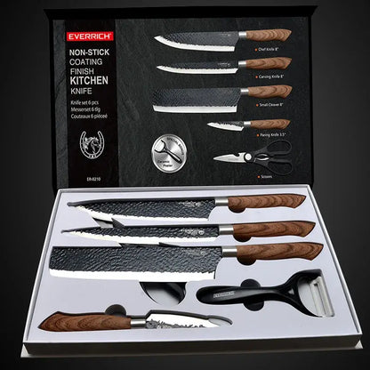 Forged Chefs Kitchen Knives Set