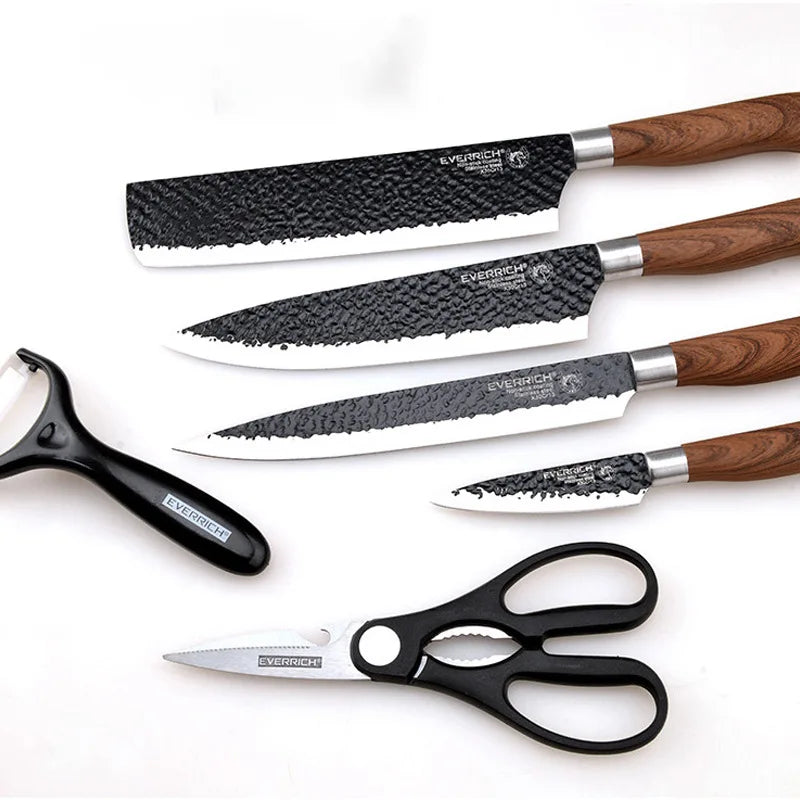 Forged Chefs Kitchen Knives Set