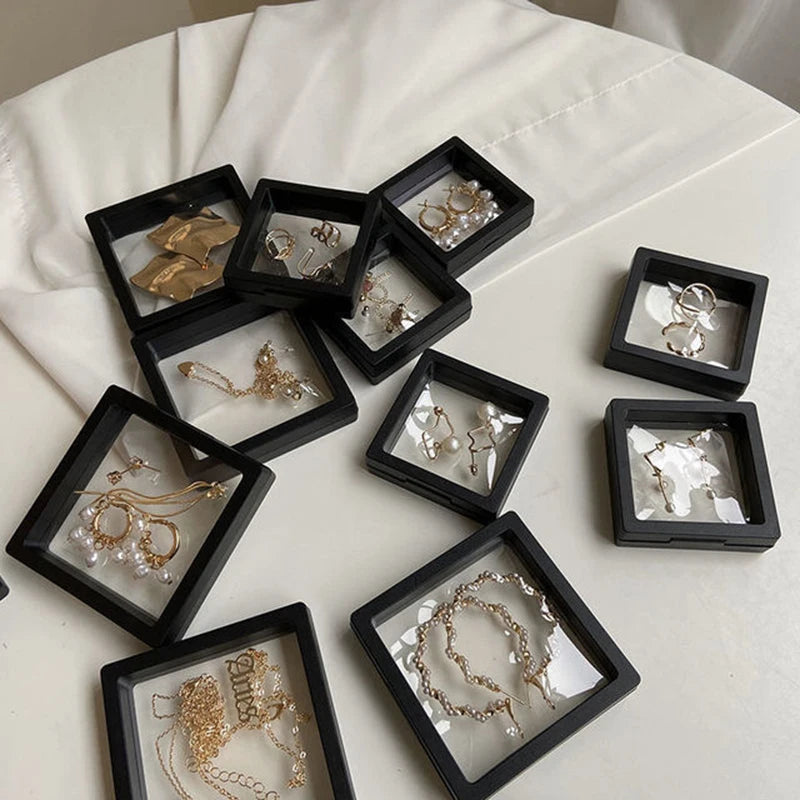 3D Floating Picture Frame Jewelry Display Case – Perfect for Showcasing and Protecting Your Treasures