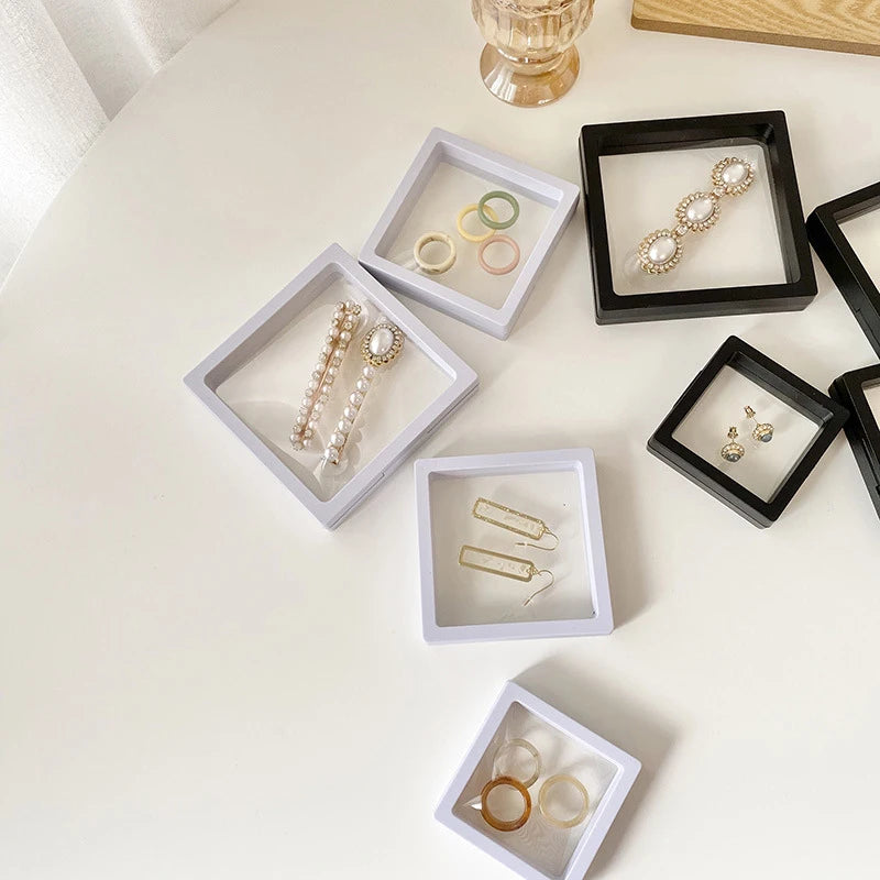 3D Floating Picture Frame Jewelry Display Case – Perfect for Showcasing and Protecting Your Treasures