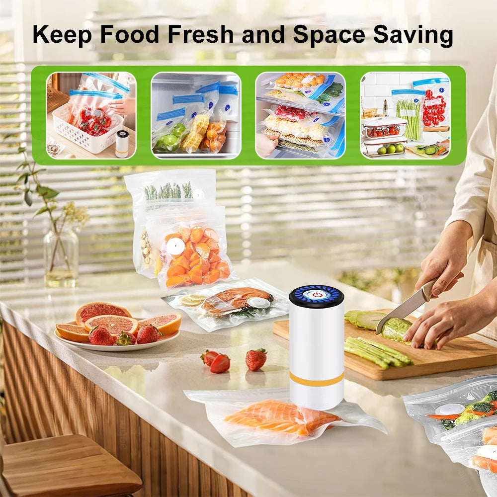 SwiftSeal – Rechargeable Handheld Vacuum Sealer