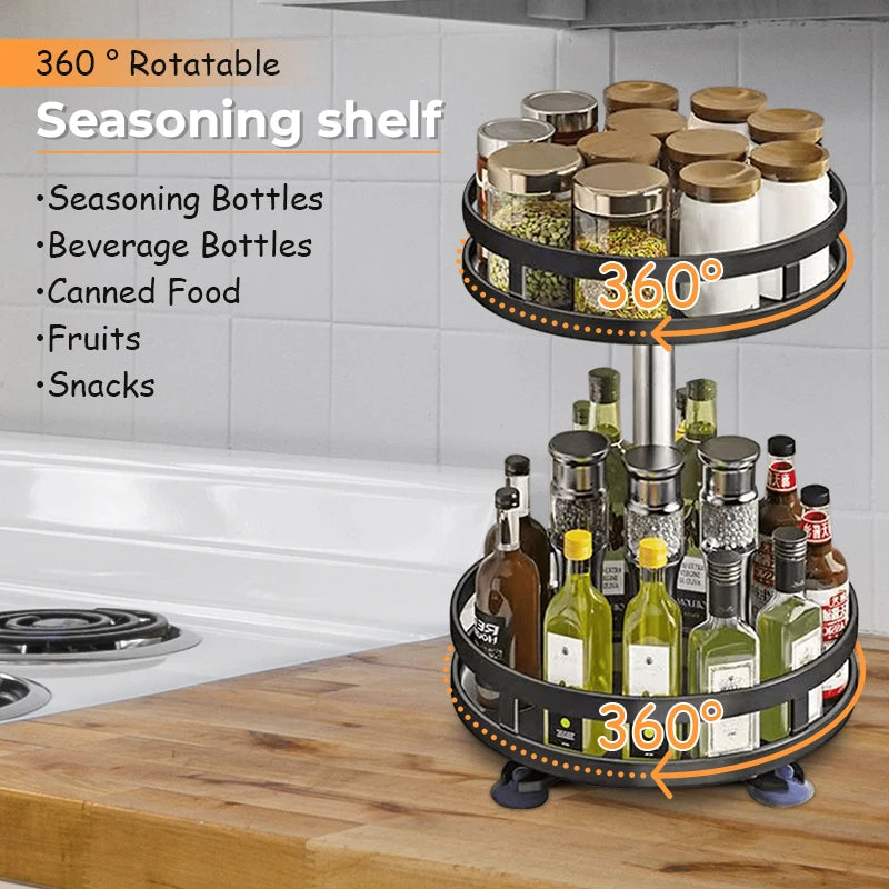 360°Rotation Spice Rack