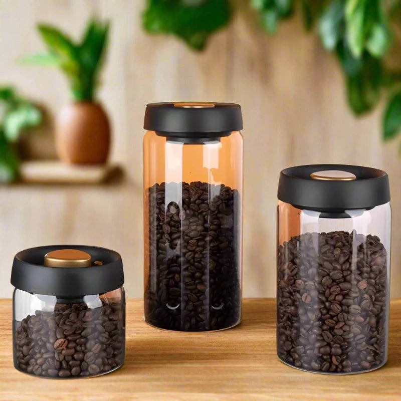 Vacuum Sealed Coffee Canister