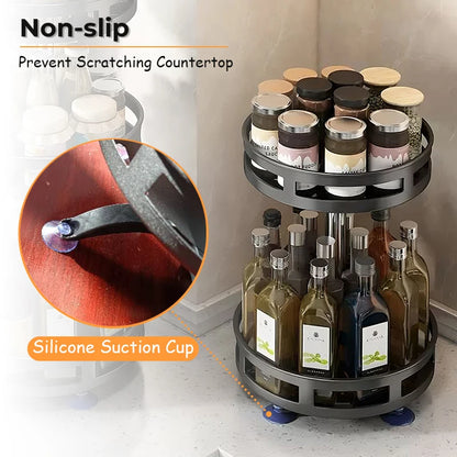 360°Rotation Spice Rack