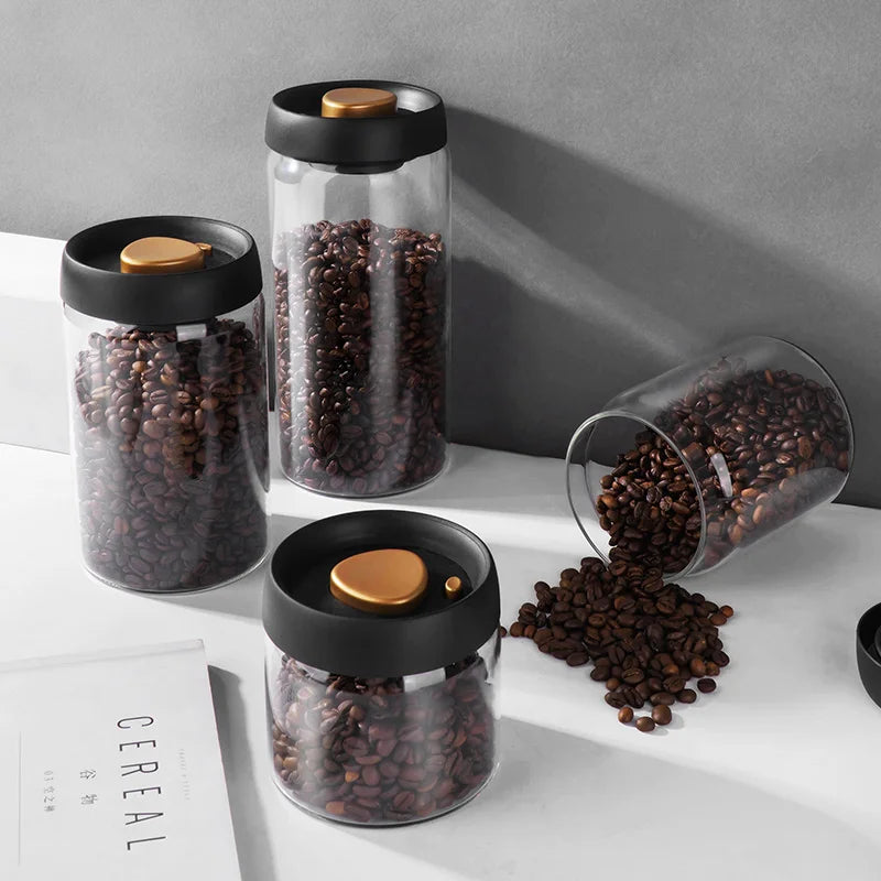 Vacuum Sealed Coffee Canister