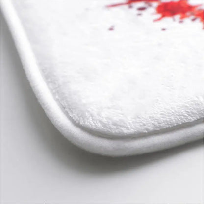 BloodyPrints™ Halloween Blood Bathroom Mat – Spooky Decor with a Twist