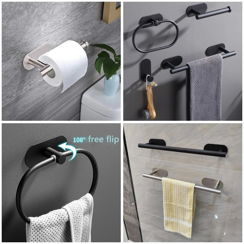 Adhesive Bathroom Hardware Accessories