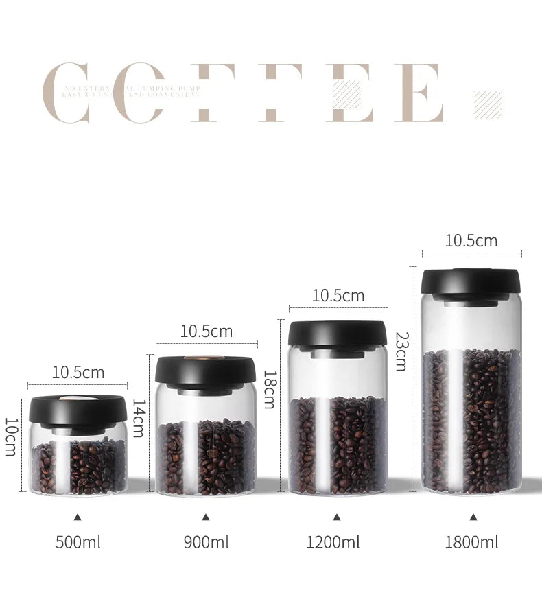 Vacuum Sealed Coffee Canister